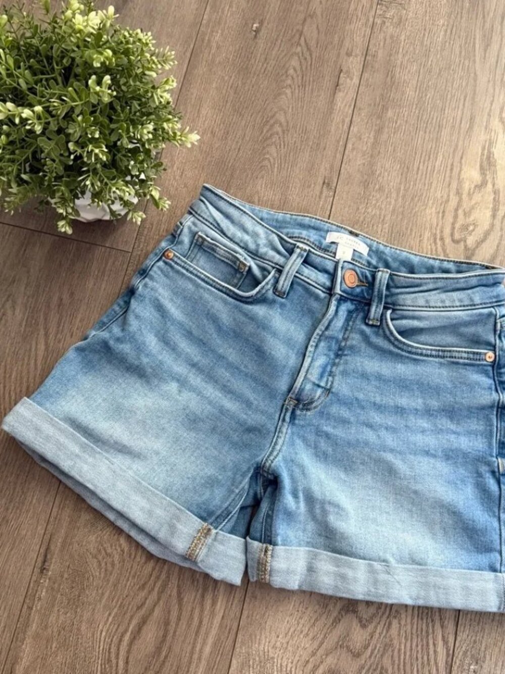 Lauren‎ Conrad Light Blue High Rise Jean Shorts